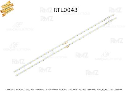 SAMSUNG UE43NU7100, UE43NU7400, UE43RU7090, UE43RU7100, UE43RU7400 LED BAR, AOT_43_NU7100 LED BAR resmi