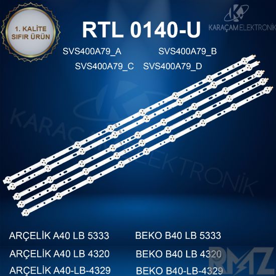 ARÇELİK A40 LB 5333 LED BAR , ARÇELİK A40 LB 4320 LED BAR , ARÇELİK A40-LB-4329 LED BAR , BEKO B40 LB 5333 LED BAR, BEKO B40 LB 4320 LED BAR, BEKO  B40-LB-4329 LED BAR,PHILIPS  40PFL3107 LED BAR resmi
