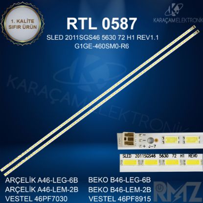 ARÇELİK A46-LEG-6BS LED BAR,BEKO B46-LEG-6BS LED BAR,VESTEL 46PF7030 LED BAR,VESTEL 46PF8915 LED BAR  resmi