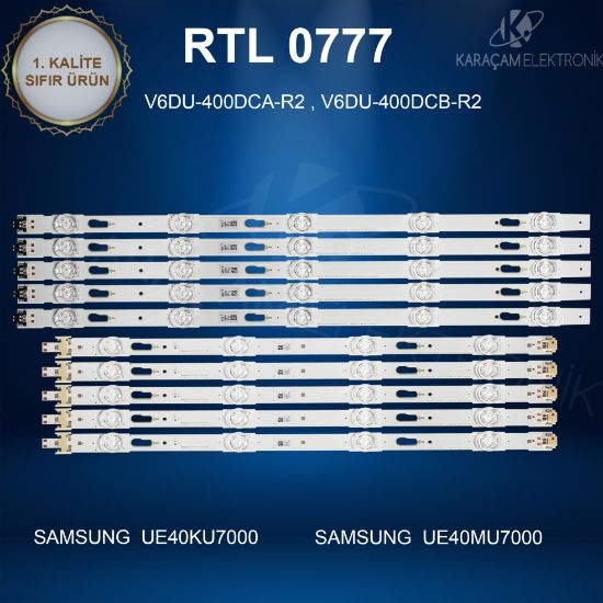 SAMSUNG UE40KU7000 LED BAR, SAMSUNG UE40MU7000U LED BAR , V6DU-400DCA-R2, V6DU-400DCB-R2  resmi
