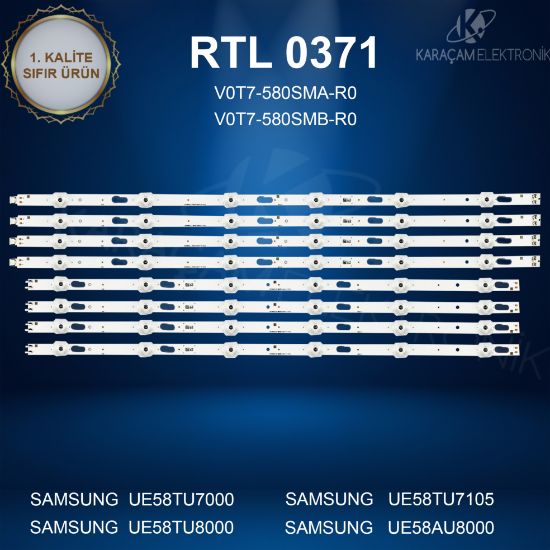 SAMSUNG UE58TU7000 LED BAR , SAMSUNG UE58TU8000 LED BAR , SAMSUNG 58TU6900 LED BAR ,  V0T7-580SMA-R0, V0T7-580SMB-R0,BN96-50458A, BN96-50459A resmi