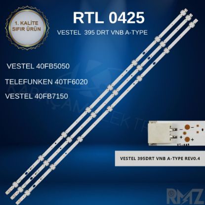 VESTEL 40FB5050 LED BAR, TELEFUNKEN 40TF6020 LED BAR,VESTEL 40FB7150 LED BAR,VESTEL  40FD7300 LED BAR, REGAL 40R6520F LED BAR resmi