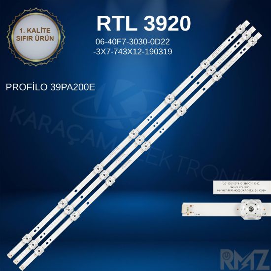 PROFİLO 39PA200E, 39PA200 , 06-40F7-3030-0D22-3X7-743X12-190319  resmi