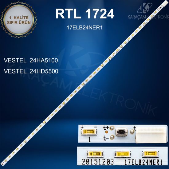  REGAL 24R4015H LED BAR , FINLUX 24FX415H LED BAR , VESTEL 24HB5100B , 24HA5100 LED BAR , TECHWOOD 24LED274 , LE24S274H LED BAR , SEG 24SE5100  resmi