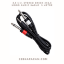 3.5 mm. STEREO ERKEK 2x6,3 MONO AUDIO KABLO  5 METRE resmi
