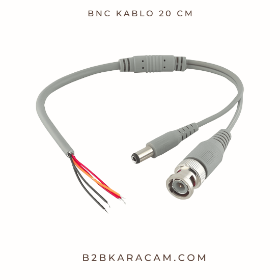BNC KABLO POWER KABLOLU 35CM resmi
