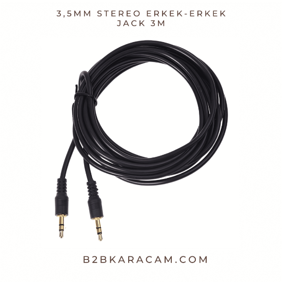 3,5mm Stereo Erkek-Erkek Jack 3m resmi