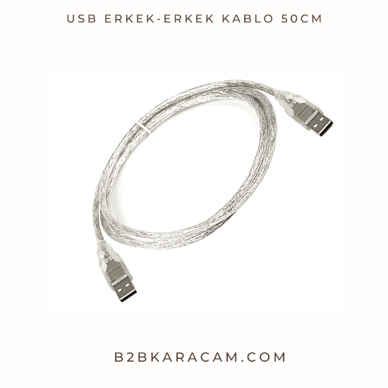 USB Erkek-Erkek 50cm resmi