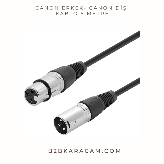 CANON ERKEK - CANON DİŞİ KABLO 5 METRE resmi