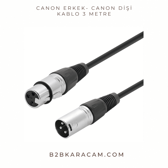 CANON ERKEK - CANON DİŞİ KABLO 3 METRE resmi