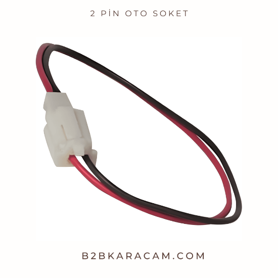 2 PİN OTO SOKET resmi
