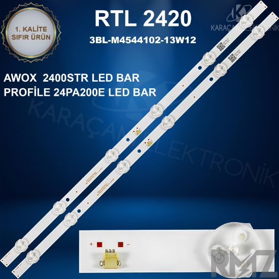 AWOX 2400STR LED BAR, PROFİLO 24PA200E , 3BL-M4544102-13W12 resmi