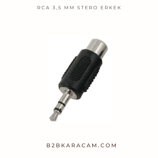 RCA 3,5 mm Stero Erkek resmi