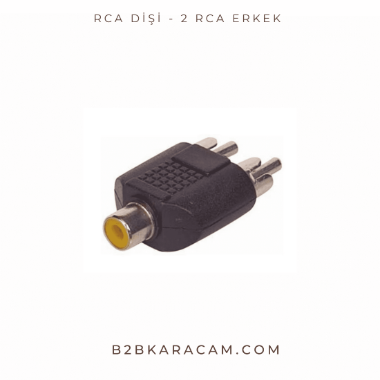 RCA Dişi - 2 RCA Erkek  resmi