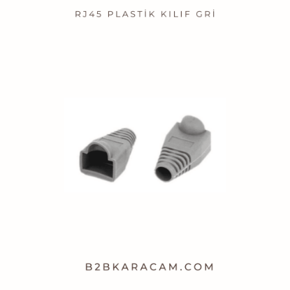 RJ45 Plastik Kılıf GRİ resmi