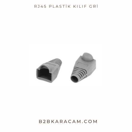 RJ45 Plastik Kılıf GRİ resmi