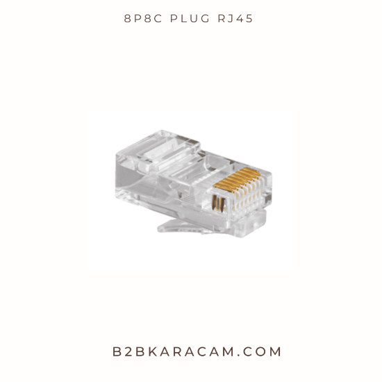 8P8C Plug RJ45  resmi