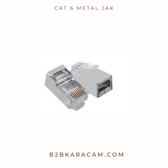 CAT 6 METAL JAK resmi