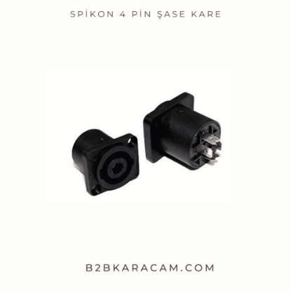 Spikon 4 Pin Şase Kare resmi