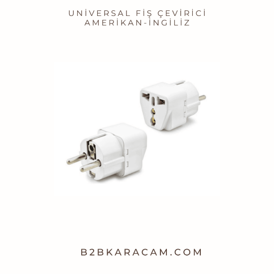 Universal Fiş Çevirici Amerikan-İngiliz resmi