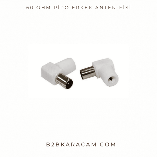 60 Ohm Pipo Erkek Anten Fişi resmi