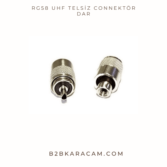 RG58 UHF TELSİZ CONNEKTÖR DAR resmi