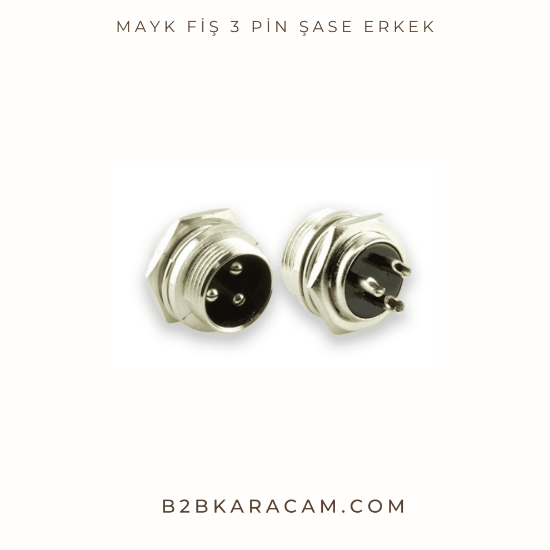 Mayk Fiş 3 Pin Şase Erkek resmi
