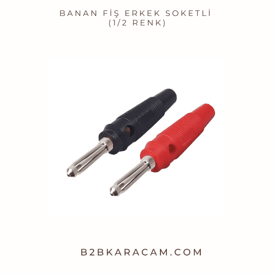 BANAN FİŞ ERKEK SOKETLİ (1/2 ERKEK) resmi