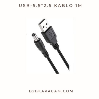 USB-5.5*2.5 KABLO 1M resmi