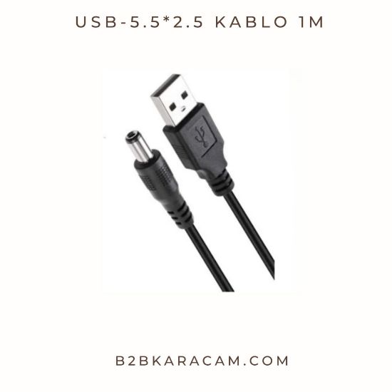 USB-5.5*2.5 KABLO 1M resmi