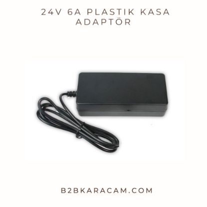 24V 6A Plastik Kasa Adaptör  resmi