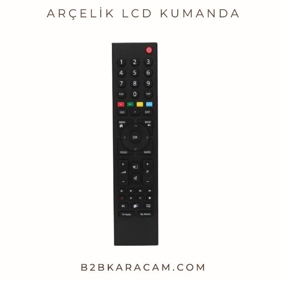 Arçelik - Beko LCD TV Kumandası - Radio Tuşlu  resmi