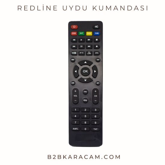Redline  TS80-100-200-300-1000-3000-7500-M220 Kawai 6850-6950-8400 Uydu Alıcısı Kumandası  USB Tuşlu  resmi