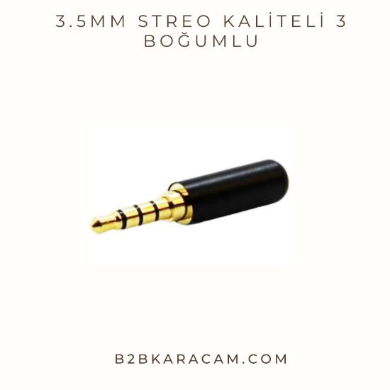 3.5MM STREO KALİTELİ 3 BOĞUMLU resmi