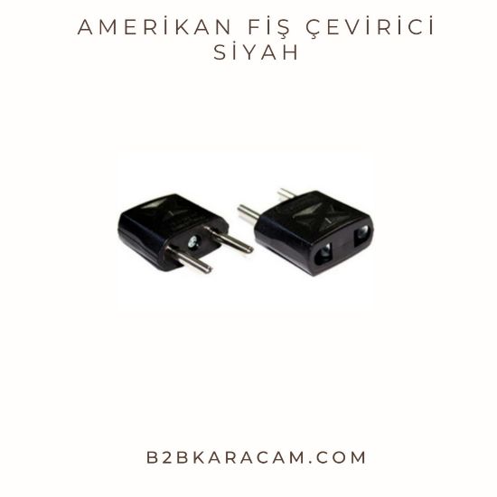 Amerikan Fiş Çevirici  Siyah resmi