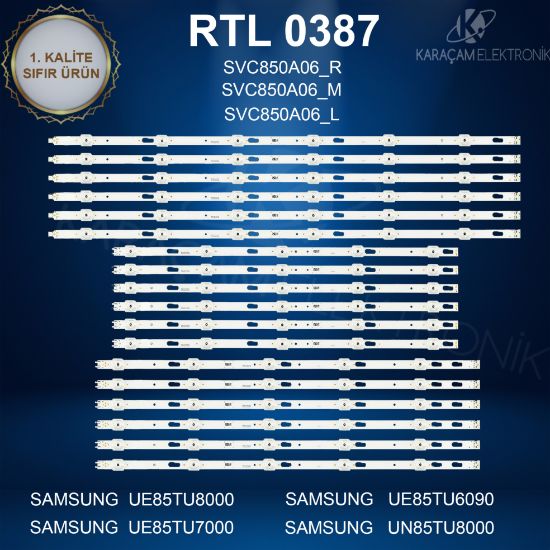 SAMSUNG UE85TU8000 LED BAR, SAMSUNG UE85TU8002 LED BAR , SAMSUNG UE85TU8070 LED BAR ,SAMSUNG UE85CU7100 LED BAR  resmi