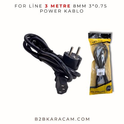 3 Metre Power Kablo resmi
