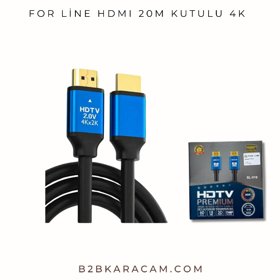 HDMI 20M KUTULU 4K resmi