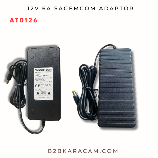  12v 6a sagemcom adaptör resmi