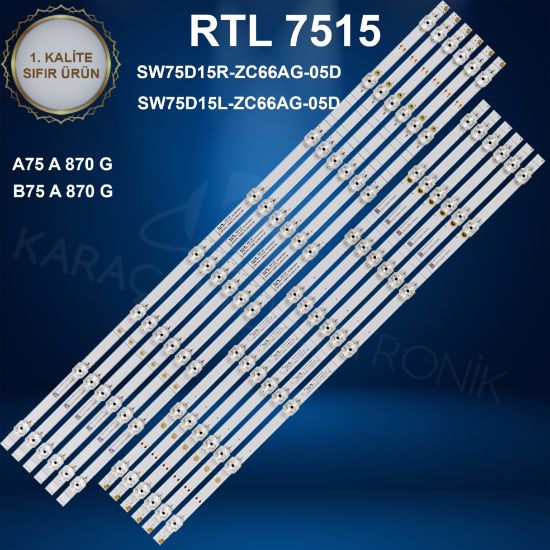 ARÇELİK A75 A 870 G LED BAR , BEKO B75 A 870 G LED BAR  resmi