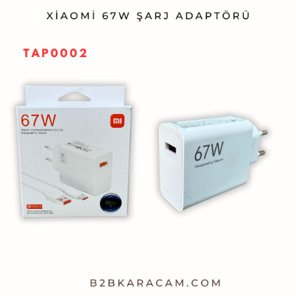 XİAOMİ 67W ŞARJ ADAPTÖRÜ resmi