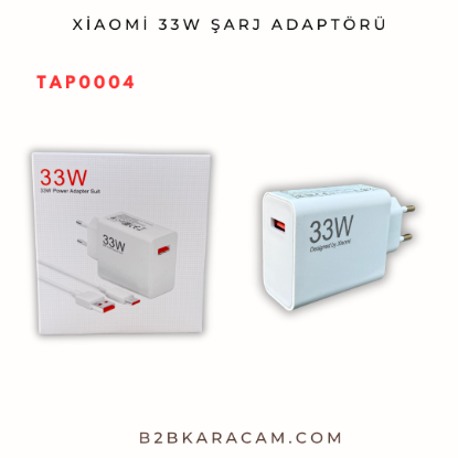 XİAOMİ 33W ŞARJ ADAPTÖRÜ resmi